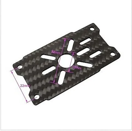 4 шт. 3 К CF 2212-5208 Двигатель крепление совета Пластина для 16 мм ARM Tube Quadcopter MultiCopter DIY