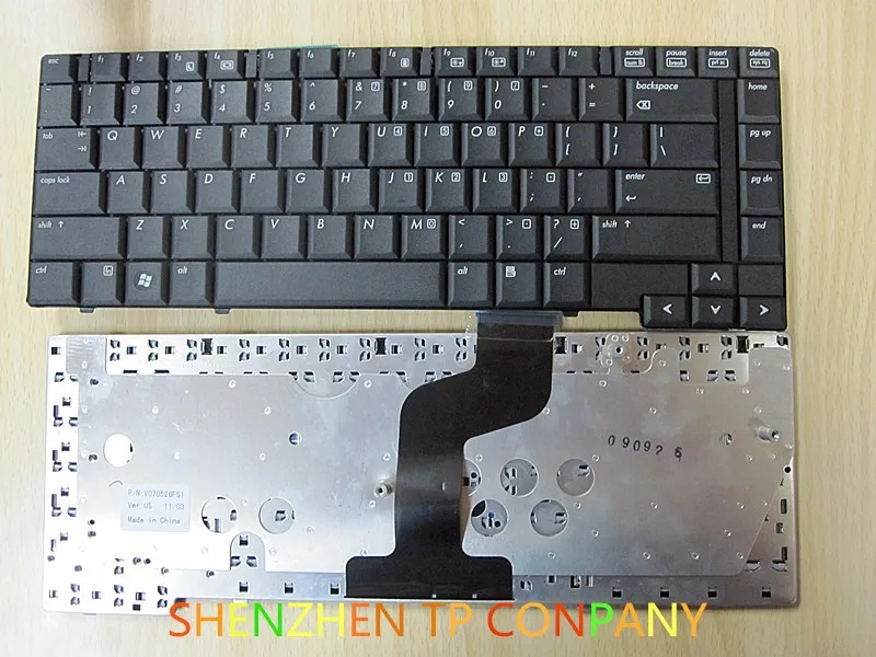 Совершенно новая клавиатура ноутбука для HP Compaq 6455b 6735b 6730b версия США черный цвет Макет США