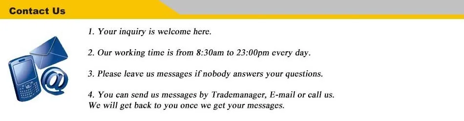 contact us