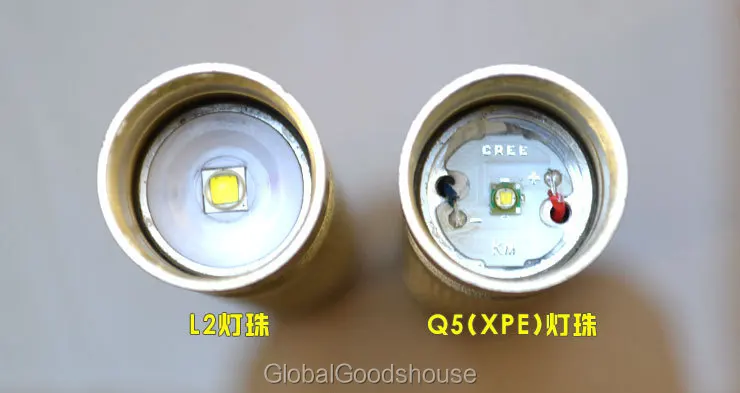 30 компл./лот s1 Cree Q5 фонарик мини зарядки длинные shotswaterproof золото+ 18650 Батарея+ Зарядное устройство