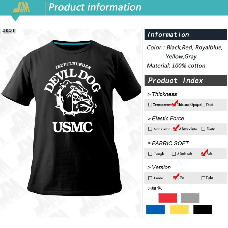 USMC Футболка армейская Футболка США тактическая Боевая светящаяся футболка 5 цветов S-6XL
