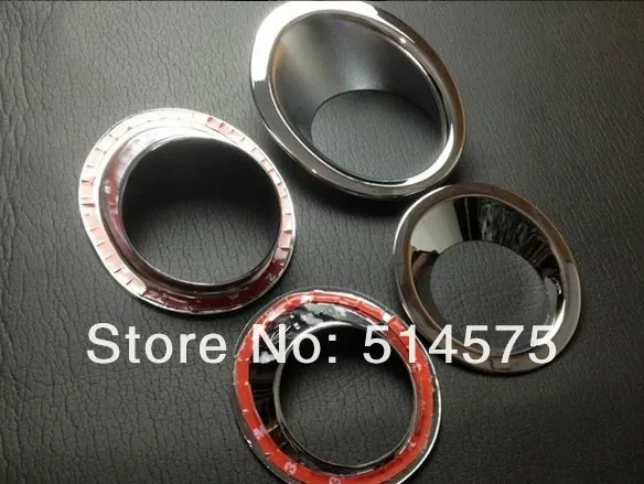 Для Nissan Qashqai 2008 2009 2010 2011 внешний Accessiories автомобиля stylingfront головы и задние противотуманные фары крышка Накладка 4 шт