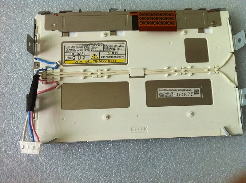 Kcvv DHL/EMS " дюймовый LTA070B510F на тонкопленочных транзисторах на тонкоплёночных транзисторах автомобиля ЖК-дисплей Панель дигитайзер для автомобиля gps навигации