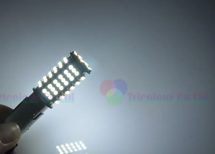 AutoEC 100*1157 BAY15D 102smd 3528 10 Вт Автомобильный светодиодный стоп-сигнал, задний светильник, лампа белого цвета# LF38-1