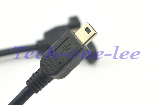 10 шт./партия USB A Female To Mini 5Pin мужской удлинитель USB-A F крепление на панель Mini usb M разъем 5pin Кабель-адаптер