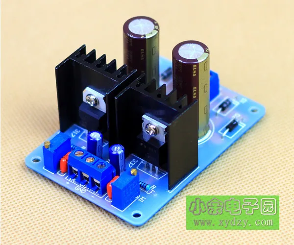 ZG усилитель комплект LM317 337 двойной мощности Регулируемый блок питания DIY kit
