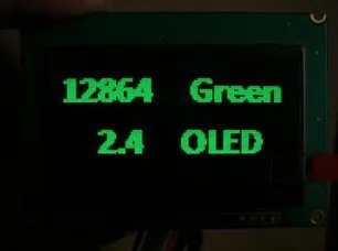 NoEnName_Null 12864 lcd 2,4 дюймов зеленый OLED lcd модуль SSD1305 Привод IC