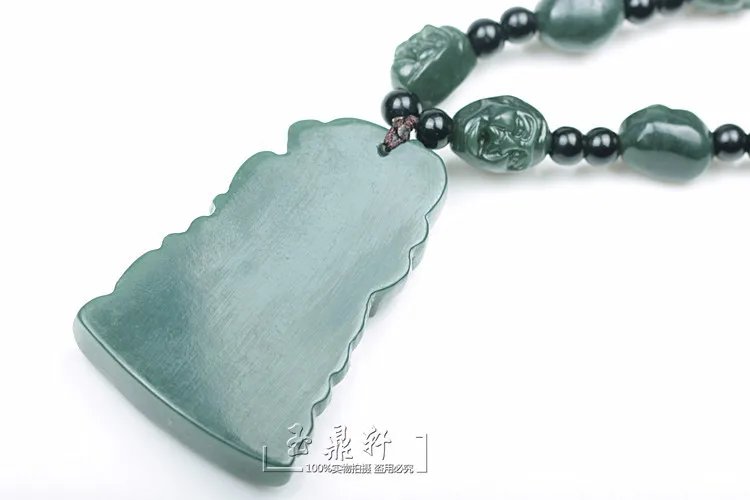 Милитари proclam hetian jade guan gong Подвеска 18 arhats ожерелья wu mammon правитель Гуань бренд