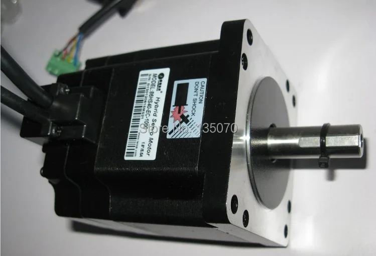 Leadshine dc Серводвигатель 86HS40-EC 566 унций(4,0 нм) 2-двухфазовый, размер NEMA 34 шагового двигателя с 1000 он-лайн кодер& 0,551 ''вал
