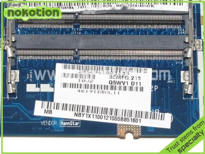 NOKOTION материнская плата для ноутбука acer aspire V3-571G E1-571G NBY1X11001 NB. Y1X11.001 LA-7912P основная плата DDR3 GT630M 1 Гб