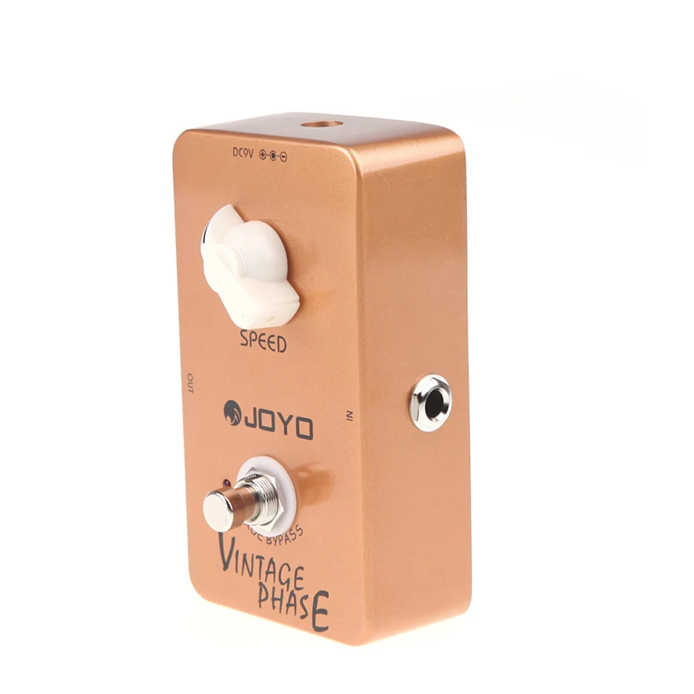 JOYO JF-06 педаль для гитарного эффекта, винтажная фазовая педаль для электрогитары, истинный обход гитарных деталей и аксессуаров
