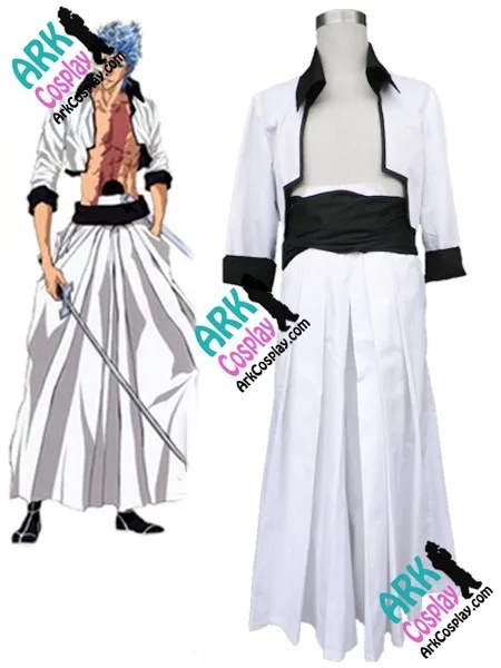 Bleach № 6 Гриммджо Jaegerjaquez Косплэй кимоно Косплэй белый MENS Bleach Косплэй костюм