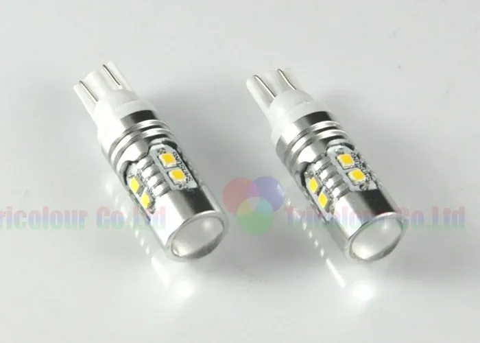 AutoEC T10 10 Вт 10 светодиодный SMD2323 samsung светодиодный задний светильник для автомобиля с линзой автомобильные задние фонари 300 шт.# LB64
