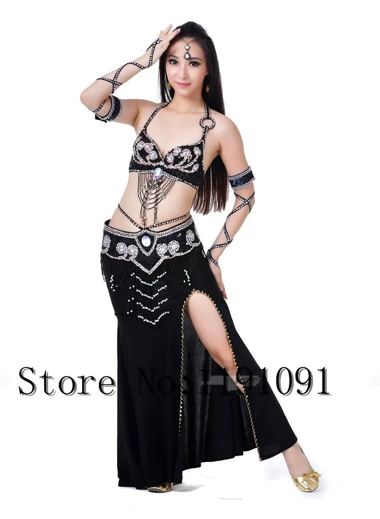 Одежда для индийского беллиданса, 3 компл. Размера S / M / L, 10 цветов 700#