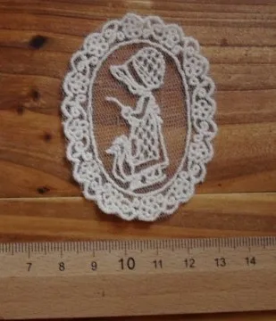 DIY украшения Кружево Ткань Вставить Decoraive Ткань Вставить и Кружево аппликация 100 шт./лот смешанный дизайн