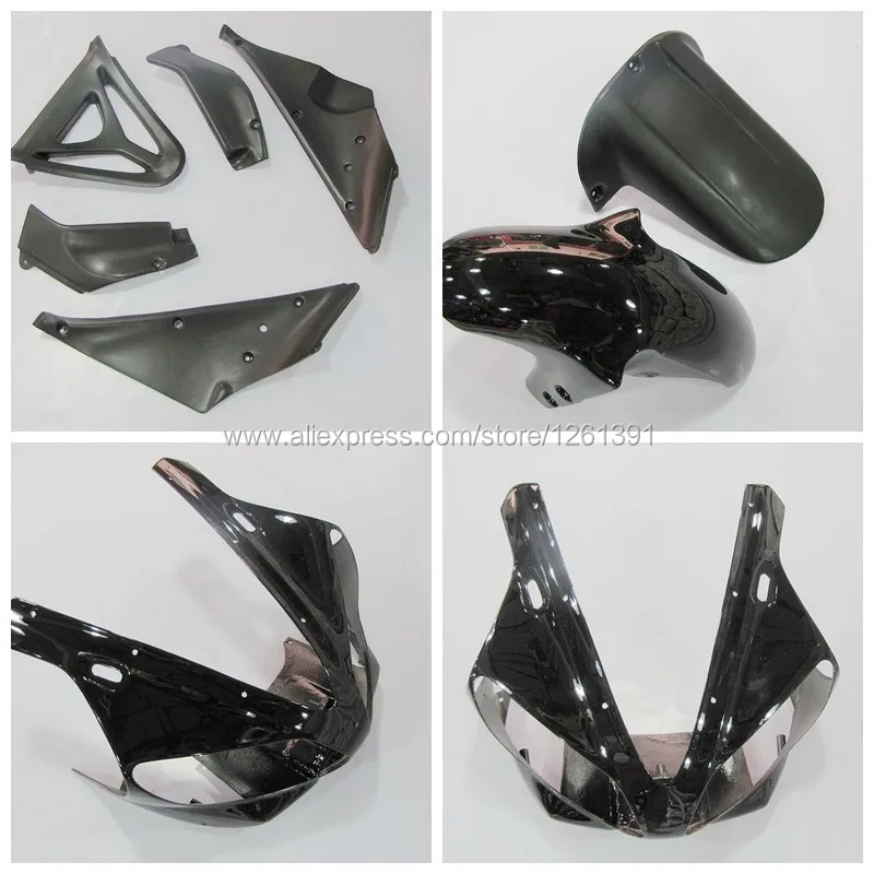Черные белые обтекатели комплект для Yamaha YZF-R1 01 00 YZF R1 00 01 YZF 1000 R1 2000 2001#886t1 обтекатели