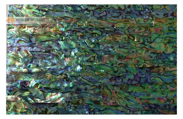 Экспресс! Высший сорт abalone оболочки ламинаты с покрытием и черной росписью, 140x240 мм, 20 листов/лот