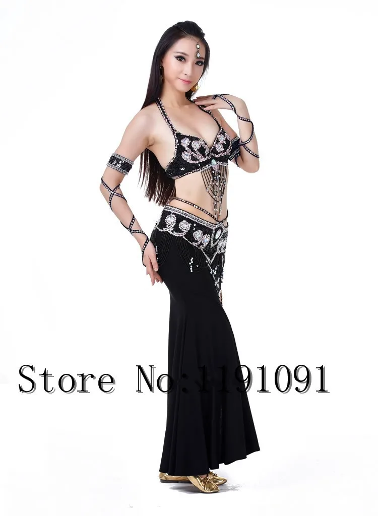 Одежда для индийского беллиданса, 3 компл. Размера S / M / L, 10 цветов 700#