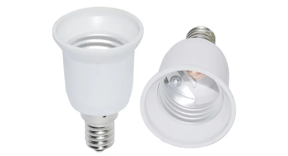 Foxanon Марка E14 к E27 лампа Конвертор гнездо свет лампы держатель адаптер Подключите Extender Свет использования 1 шт./лот