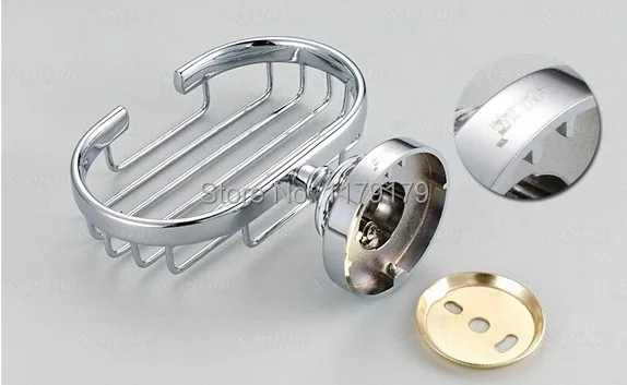 Керамическая медь моющее средство стойки Chrome мыльница, ванная комната стойки, аксессуары для ванной комнаты 16881-c