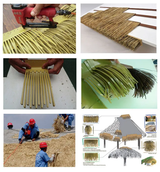 Long Lifespan Fireproof And Uv Protection Synthetic Thatch Artificial Thatch Roofing Dom I Sad Aliekspress