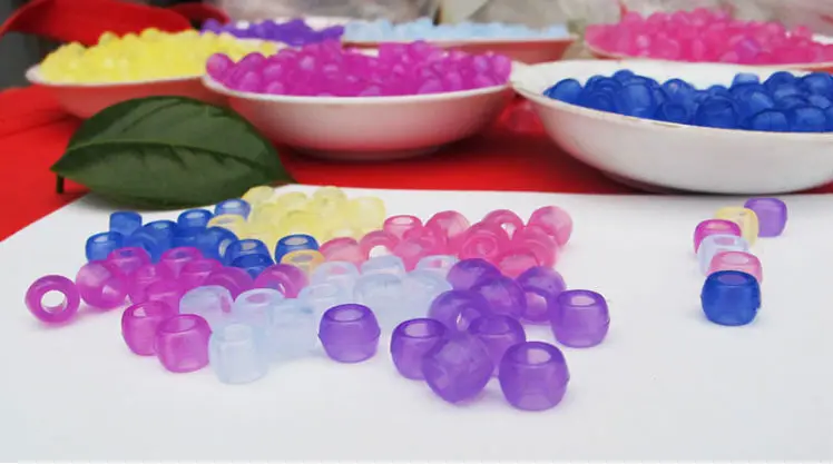 2000 шт./упак. УФ Бусины для DIY Loom Bands Браслеты, смешанные 6 Цвет s УФ Цвет изменение Бусины specail для вашего Браслеты 6 цветов