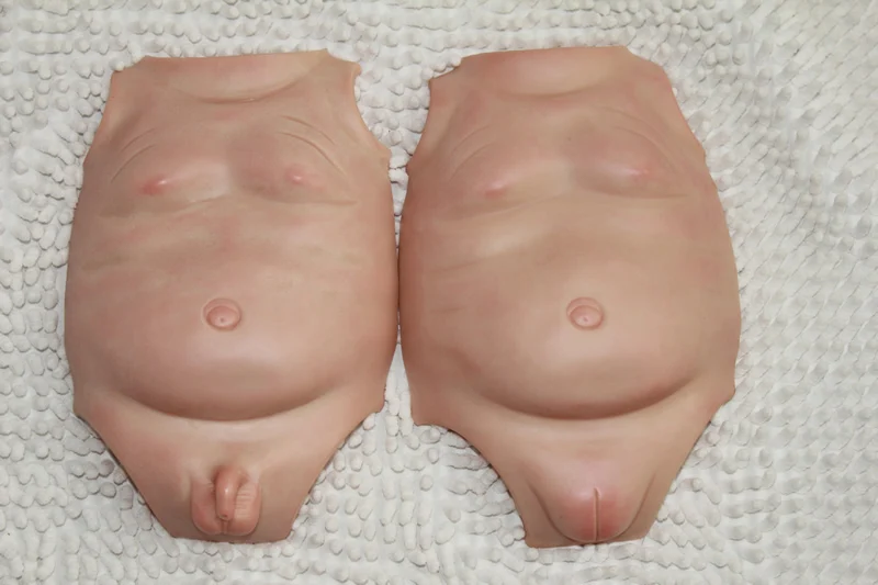 REBORN DOLLS FEMALE BELLY PLATES EXTRA SOFT REAL FEEL VINYL