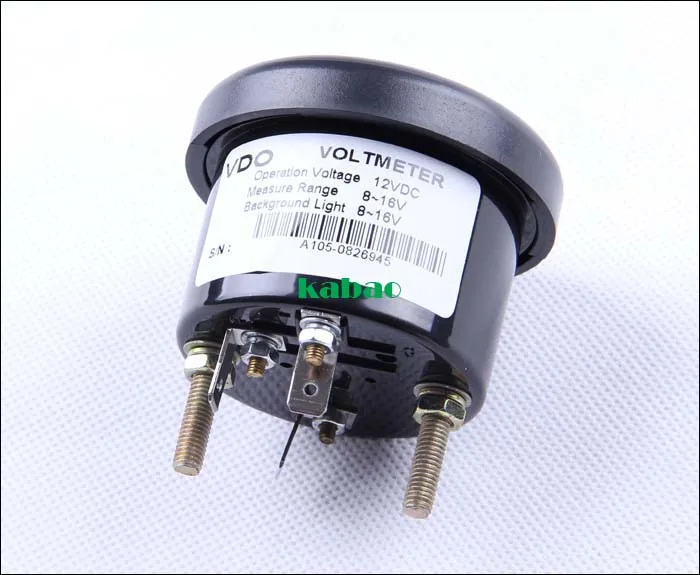 VDO Напряжение Калибр 12 V/24 V опционально