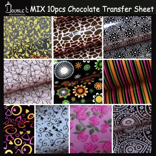 chocolate transfer sheet mix