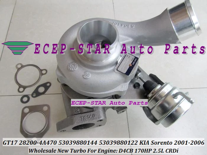 NEW GT17 28200-4A470 53039880144 53039880122 Turbo Turbine Turbocharger For Hyundai KIA Sorento 2.5L CRDi 2001-2006 D4CB 170HP (6)