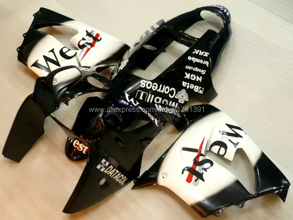 WEST обтекатель комплект для KAWASAKI NINJA ZX9R 00-03 ZX 9R 00 01 02 03 ZX-9R 9 R 2000 2001 2002 2003 кузов# 20LLK