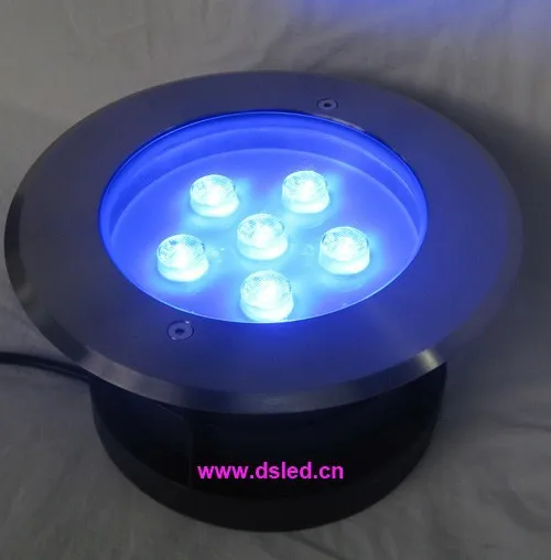 Бесплатная Доставка! Нержавеющая сталь, 18 Вт rgb led inground, rgb led пол света, ds-11s-09-18w-rgb, 6x3 Вт RGB 3in1, 24 В DC, IP67