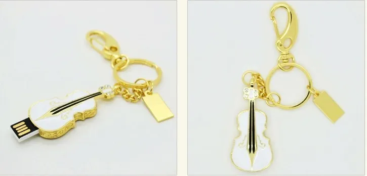JASTER скрипка USB флэш-накопитель Кристальный USB флэш-диск специальный подарок модная Флешка в виде гитары 4 ГБ 8 ГБ 16 ГБ 32 ГБ 64 Гб музыкальный подарок
