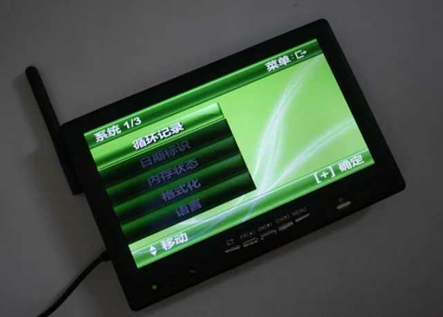 7in FPV монитор/Displayer встроенный 32CH 5,8G беспроводной приемник и DVR Запись с солнцезащитным колпаком(все-в-одном