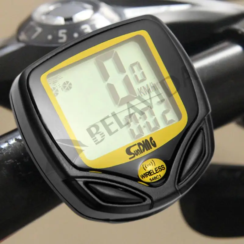 wireless bike bicycle cycling sports computer odometer speedometer waterproof