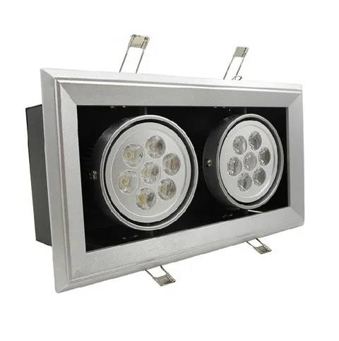 AR70 2 головки прожектор 2*7 W led Галогеновый светильник 20 шт./лот