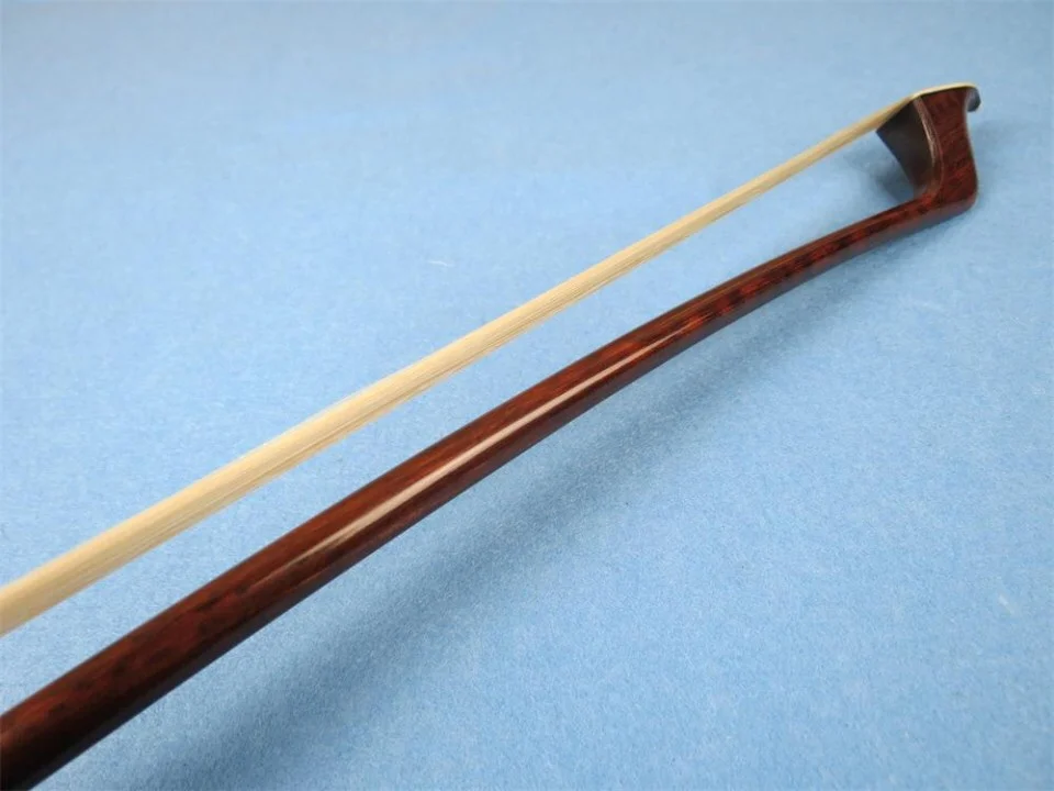 Германия стиль барокко snakewood бас лук, верхний уровень белым bowhair, бас Скрипки лук