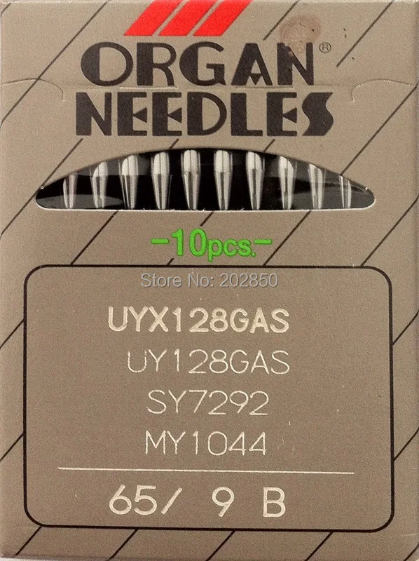 Японский Органы бренда иглы UYX128GAS, 65/9B, 20 шт./лот клейкая лента для промышленного блокировки швейных машин, как, например, JUKI, BROTHER, и так далее