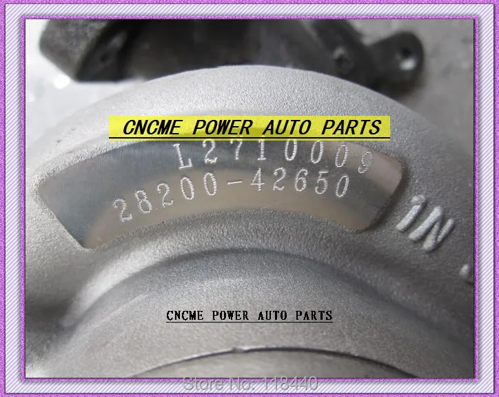 TURBO TF035 49135-04300 49135-04302 28200-42650 28200 42650 Турбокомпрессор Для HYUNDAI коммерческих Starex H1 D4BH 4D56 A-1 2.5L TD