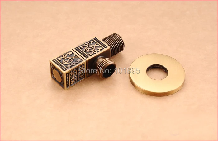 L15576-Роскошные Бронзовые Цвет Китай традиционная модель латунь угол Клапан