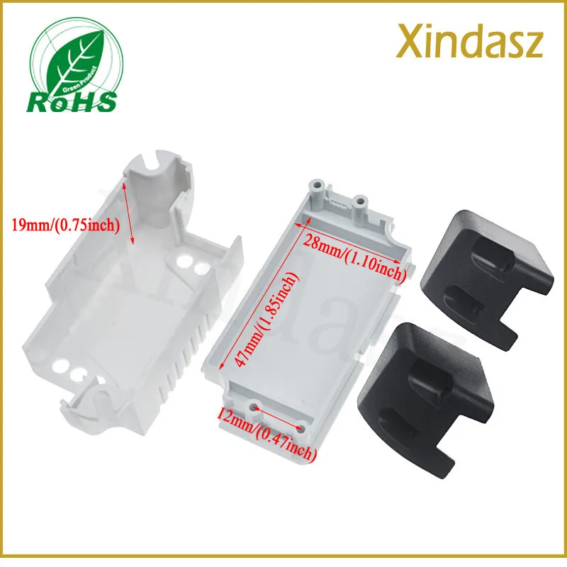 68*33*22 мм Корпус Пластик светодиодные для коробки корпус печатной платы Box LED Белый пластиковый корпус