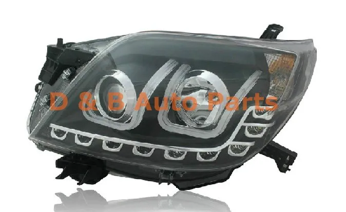 1 пара двойной U Тип ангельские глазки светодиодный фонарь для Toyota Land Cruiser Prado 2010-2013'
