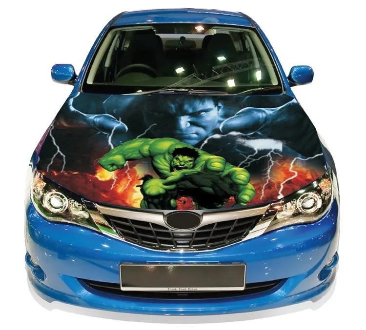 Diy Color Car Vinyl Decal Sticker For Car Hood Sticker Fits Any Auto Vehicle Decals Hulk Hood Wrap Pattern Design Tjf01 Sticker Pvc Stickers Gsxrsticker Permanent Aliexpress