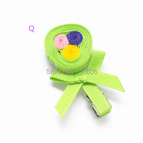 cute Lollipop ribbon sculpture hair bow for Kids 18.jpg