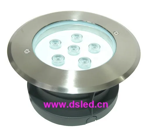 Бесплатная Доставка! Нержавеющая сталь, 18 Вт rgb led inground, rgb led пол света, ds-11s-09-18w-rgb, 6x3 Вт RGB 3in1, 24 В DC, IP67