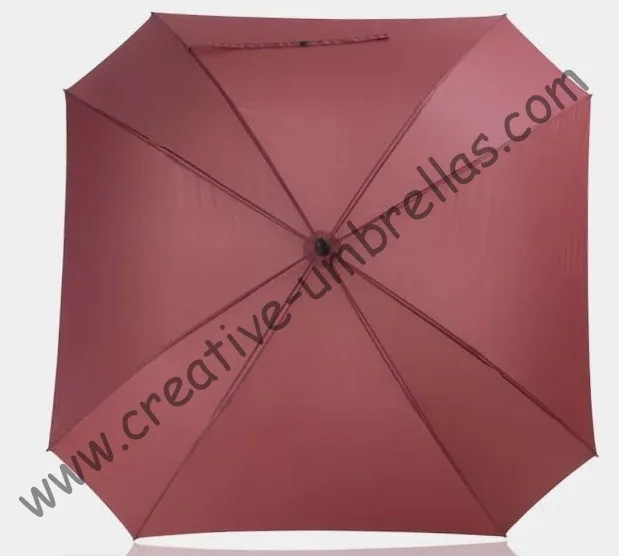 Квадратной формы, 130 см диаметр Гольф зонт, универсальный firgured shape.14mm трубка из стеклопластика и 3,5 мм ребра из стекловолокна