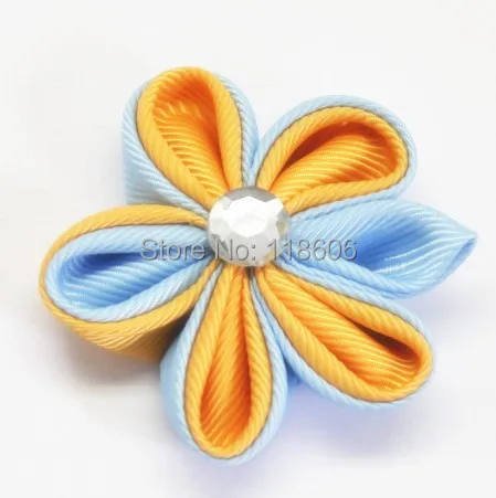 60 шт., заколки для волос Kanzashi, катушка для значка, заколки для волос