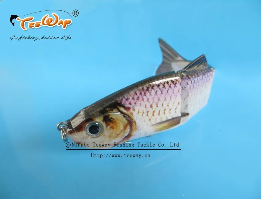 Продукт Рыбалка приманки 4 Сегмент Swimbait Жесткий приманки медленно 19 г 12 см рыболовный крючок Рыболовные снасти FL4-M01