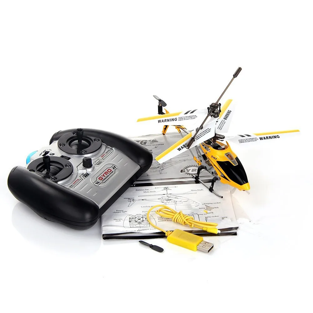 SYMA S107G мини металлический 3.5CH RC вертолет модель игрушки с гироскопом дистанционного управления Helikopter