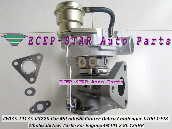 Turbo TF035-2 49135-03220 4913503220 ME202879 49135-03200 для MITSUBISHI Delica Challenger L400 98-4M40 4M40T 2.8L 140HP